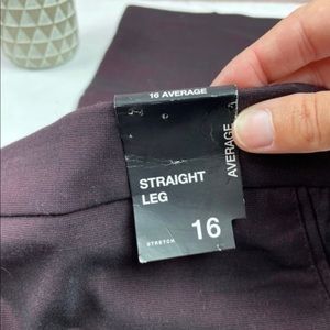 Maroon/ Purple women’s dress slacks
